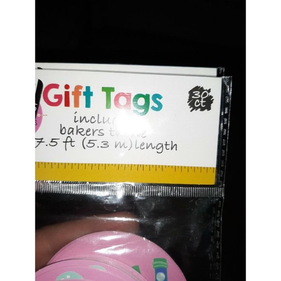 Gift Tags With Baker's Twine Included - 30 Count (bubbles) 17.5 Ft Length - Picture 3 of 3